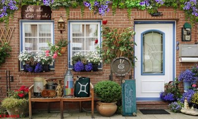 Tải file File tranh dán tường cà phê nhà hàng CF9461 (PSD) cho in tranh 3D