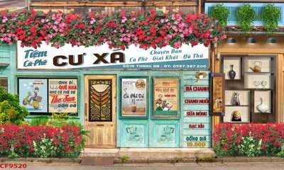 Tải file File tranh dán tường cà phê nhà hàng CF9520 (gốc) in nhanh