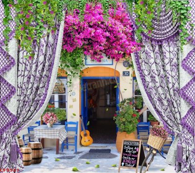 File in lụa File tranh dán tường cà phê nhà hàng CF9531 (tân cổ điển) File tranh dán tường cà phê nhà hàng CF9531