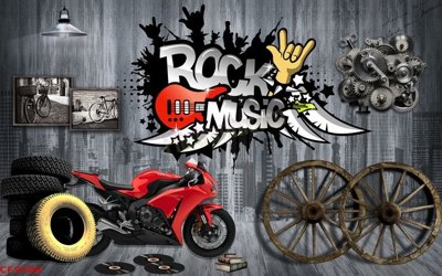 File ảnh gốc File tranh dán tường cà phê nhà hàng CF9588 (chuyên in mica)