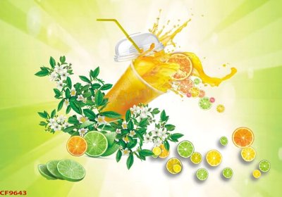 Tải file gốc File tranh dán tường cà phê nhà hàng CF9643 (in khổ lớn) không vỡ