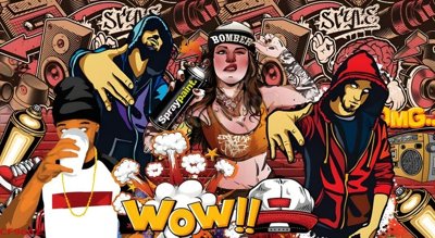 Mua file ảnh gốc File tranh dán tường cà phê nhà hàng CF9662 (chất lượng cao)