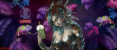 Tải file gốc File tranh dán tường cà phê nhà hàng CF9693 (để in lụa)