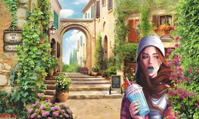 File tranh File tranh dán tường cà phê nhà hàng CF9757 (ảnh gốc) độc quyền