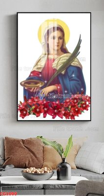 File ảnh File gốc tranh công giáo CG1000 (gốc) in backdrop sự kiện