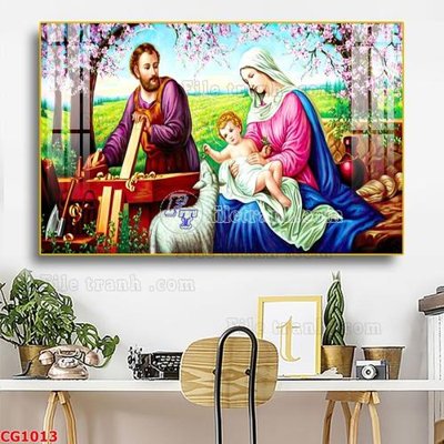 File gốc in ấn File gốc tranh công giáo CG1013 chất lượng vượt trội