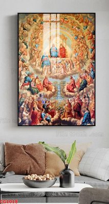 Ảnh gốc File gốc tranh công giáo CG1018 (độ nét cao) in mica