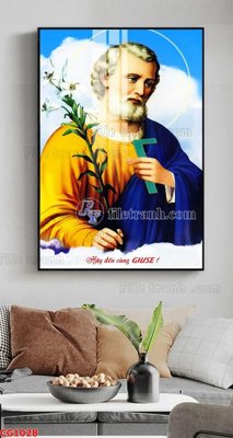 File tranh File gốc tranh công giáo CG1028 (ảnh gốc) in trần nhà