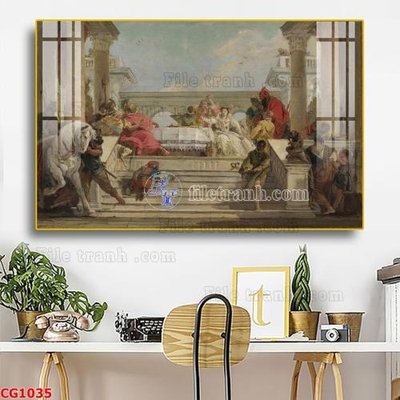 File ảnh File gốc tranh công giáo CG1035 (gốc) dùng in Pano