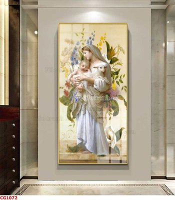 File gốc File gốc tranh công giáo CG1072 (in tráng gương) sang trọng