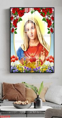 Ảnh gốc File gốc tranh công giáo CG1079 (độ nét cao) in mica