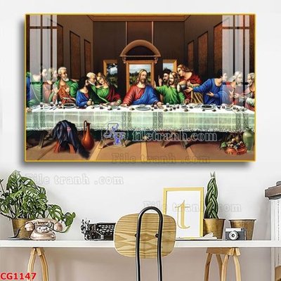 File tranh File gốc tranh công giáo CG1147 (ảnh gốc) in trần 3D