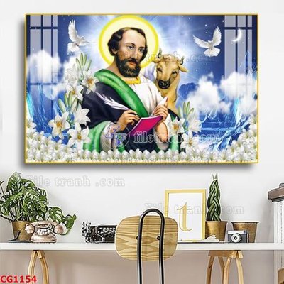 File gốc File gốc tranh công giáo CG1154 (in mica) làm bảng hiệu