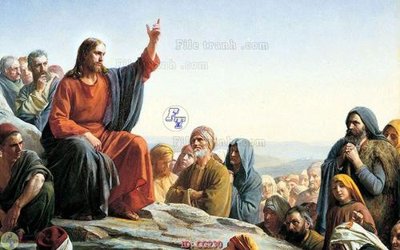 File in ấn File gốc tranh công giáo CG230 (bản gốc) cao cấp