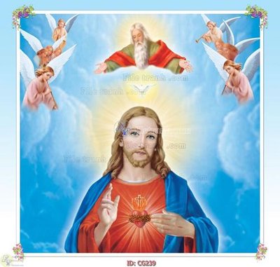 File gốc File gốc tranh công giáo CG239 (PSD/TIFF) độ phân giải cao