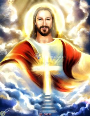 File gốc in mica File gốc tranh công giáo CG253 chất lượng