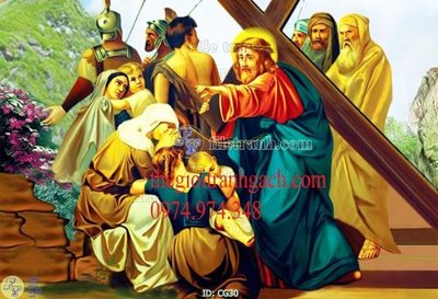 File gốc File gốc tranh công giáo CG30 (in lụa) trang trí tường