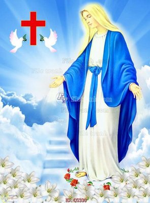 Tải file File gốc tranh công giáo CG330 (gốc) chủ đề phong thủy