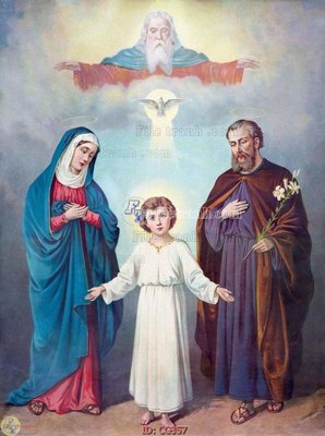 File PSD File gốc tranh công giáo CG357 (chất lượng in ấn)