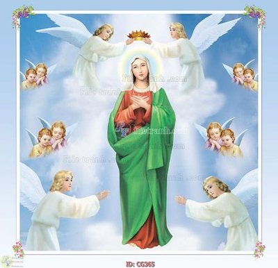 Tải file File gốc tranh công giáo CG365 (PSD) cho in tranh 3D