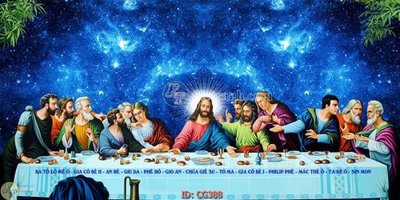 File ảnh File gốc tranh công giáo CG388 (gốc) in PP, decal