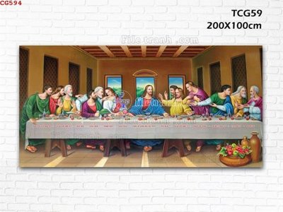 File PSD File gốc tranh công giáo CG594 (gốc) tách lớp chi tiết