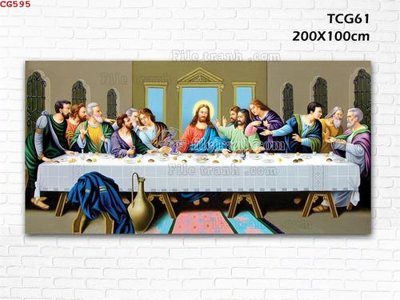 File tranh gốc File gốc tranh công giáo CG595 chủ đề hiện đại