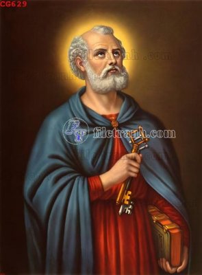 File in mica File gốc tranh công giáo CG629 (bản gốc) làm vách ngăn