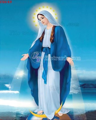 Download file gốc File gốc tranh công giáo CG649 (in mica) logo