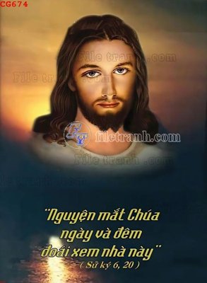 File PSD File gốc tranh công giáo CG674 (gốc) nhiều lớp (multi-layer)