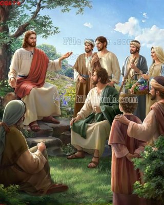 File ảnh File gốc tranh công giáo CG679 (gốc) in backdrop sự kiện