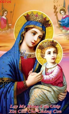 Hình ảnh file gốc in lụa File gốc tranh công giáo CG726