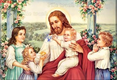 File ảnh gốc File gốc tranh công giáo CG781 (chuyên in mica)