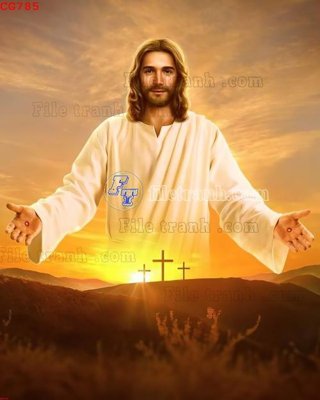 File gốc File gốc tranh công giáo CG785 (trang trí) phòng làm việc