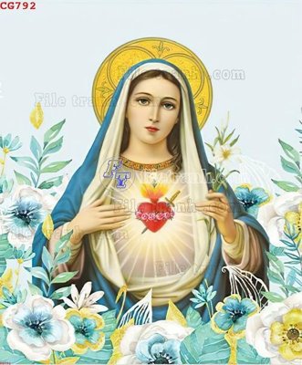 Download file gốc File gốc tranh công giáo CG792 (in lụa) cao cấp