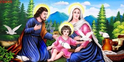 Tải file File gốc tranh công giáo CG805 (gốc) chủ đề phong thủy