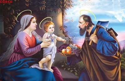 File tranh File gốc tranh công giáo CG866 (gốc) in backlit film