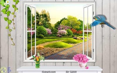 File PSD File gốc cửa sổ 3D CS100 (gốc) tách lớp chi tiết