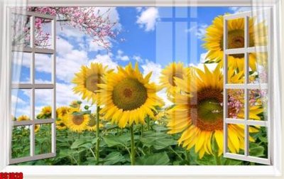 File in trần File tranh gốc cửa sổ 3D CS1028 (file gốc) xuyên sáng