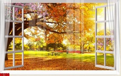 File gốc File tranh gốc cửa sổ 3D CS1106 (cho in ấn) độc quyền