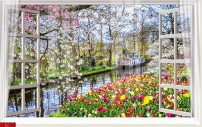 Tải file File tranh gốc cửa sổ 3D CS1109 (gốc) in ấn chất lượng