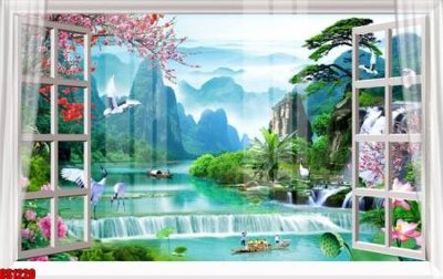 Download file gốc File tranh gốc cửa sổ 3D CS1220 (in mica) 3D
