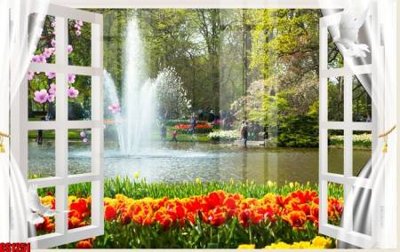 Tải file gốc File tranh gốc cửa sổ 3D CS1251 (bản PSD) còn layer