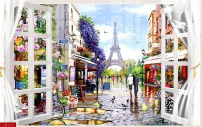 File gốc File tranh gốc cửa sổ 3D CS1283 (thiết kế) cho in ấn