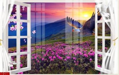 File tranh quảng cáo File tranh gốc cửa sổ 3D CS1295 (file gốc) chuyên nghiệp