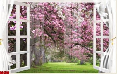 Tải file File tranh gốc cửa sổ 3D CS1318 (PSD) cho in tranh kính