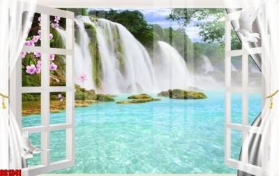 Tải file File tranh gốc cửa sổ 3D CS1341 (ảnh gốc) in gạch 3D