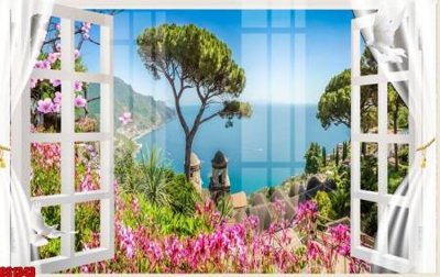 Hình ảnh gốc File tranh gốc cửa sổ 3D CS1343 (để in khổ lớn)