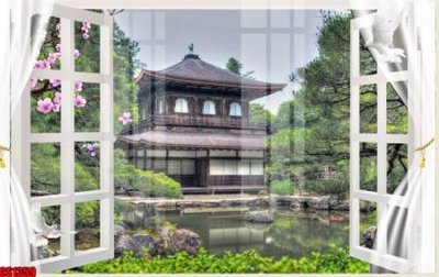 File tranh File tranh gốc cửa sổ 3D CS1359 (ảnh gốc) in trần 3D