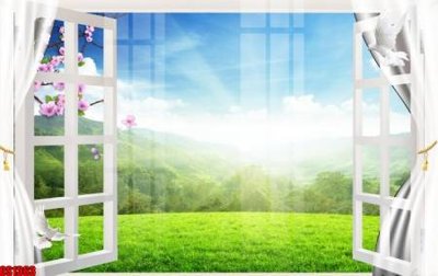 File ảnh File tranh gốc cửa sổ 3D CS1363 (gốc) trang trí khách sạn